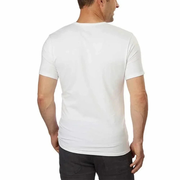 Mens Calvin Klein v-neck t-shirts 3 pack size Large White - Picture 4 of 7